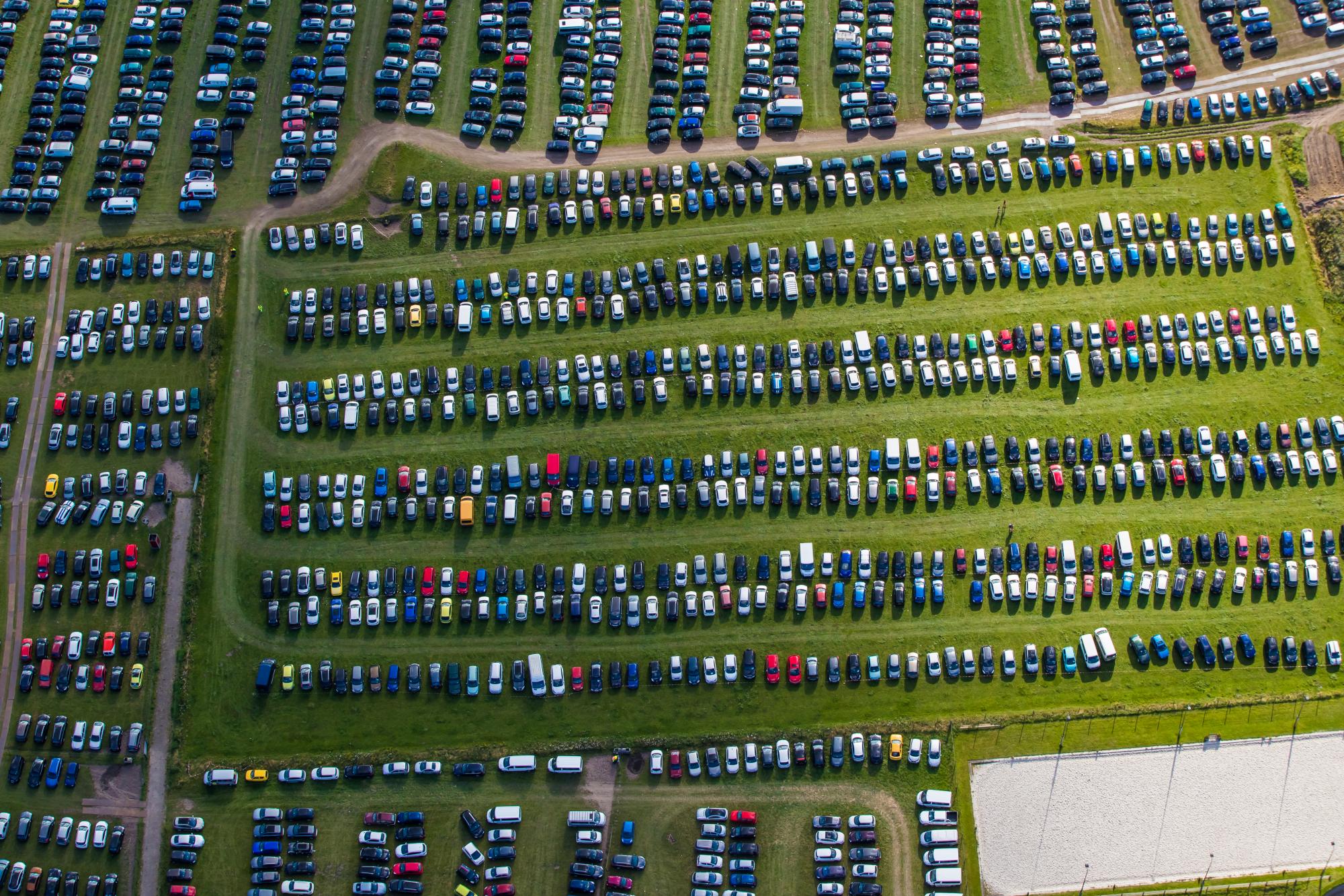Foto geparkeerde auto's